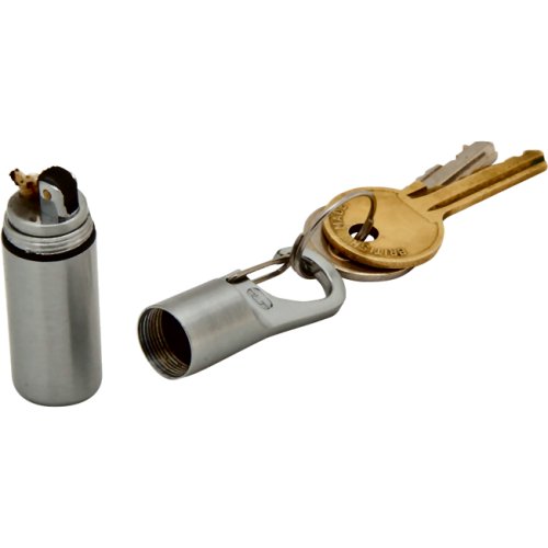 True Utility FireStash+ Waterproof Keyring Lighter