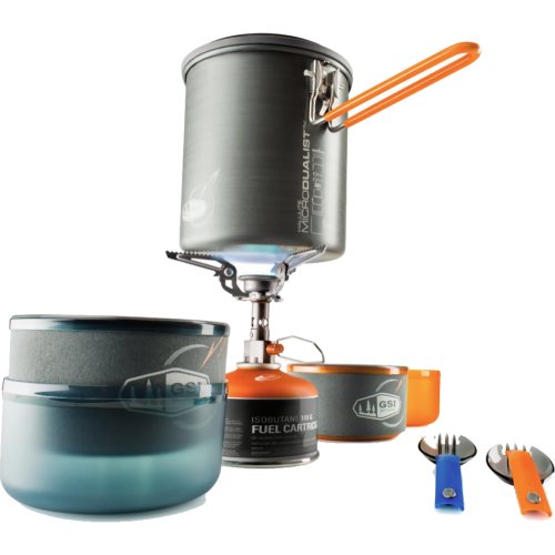GSI Outdoors Halulite Microdualist Complete Cookset and Stove
