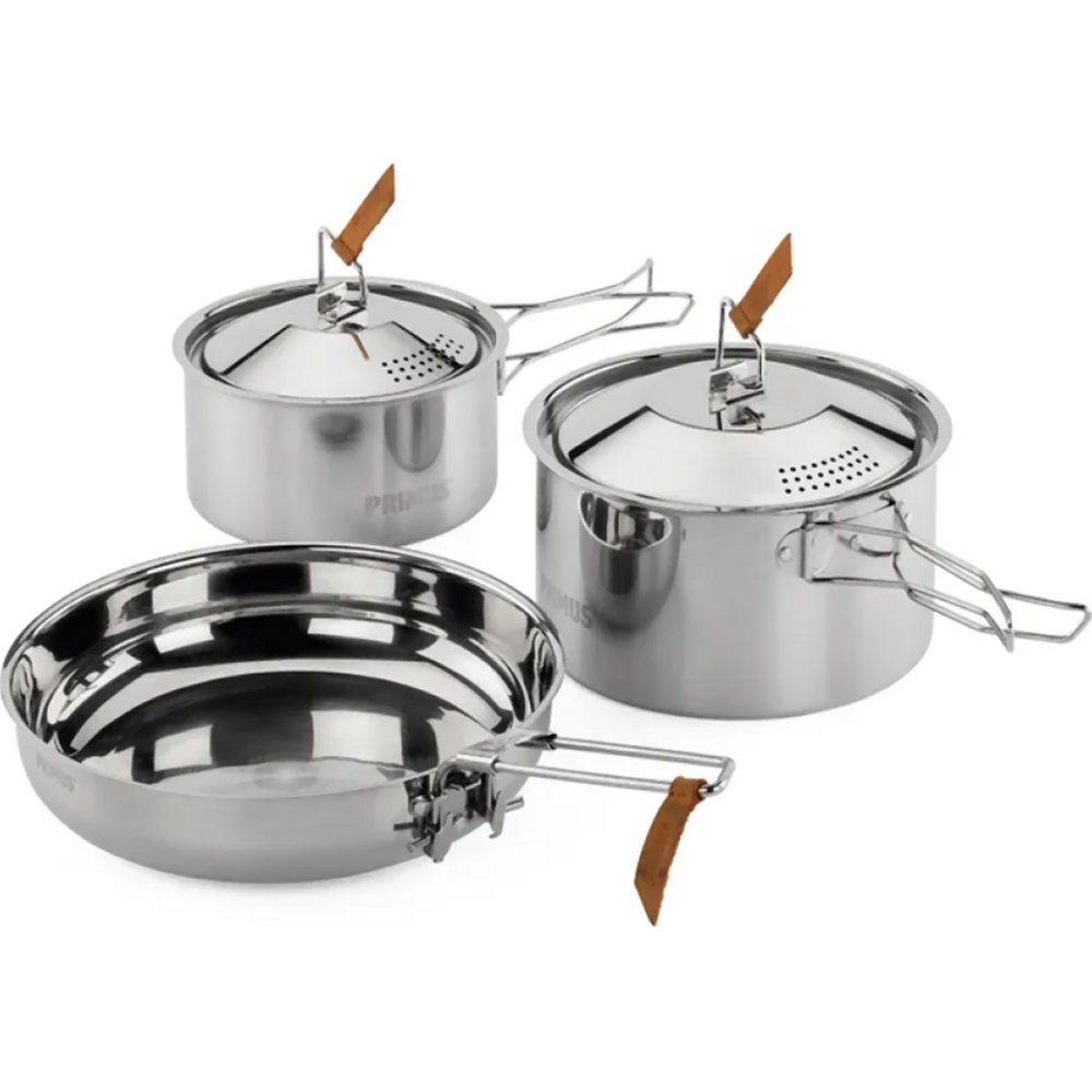 Primus CampFire Stainless Steel Cookset Small (3 Piece)