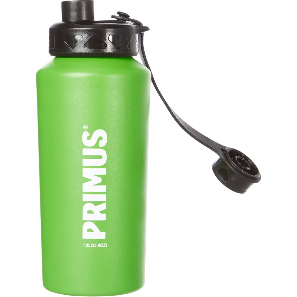 Primus TrailBottle Stainless Steel Water Bottle 1000ml (Green) - Image 1