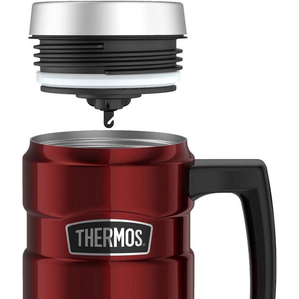 Thermos Stainless King Travel Mug 470ml (Red) - Image 2