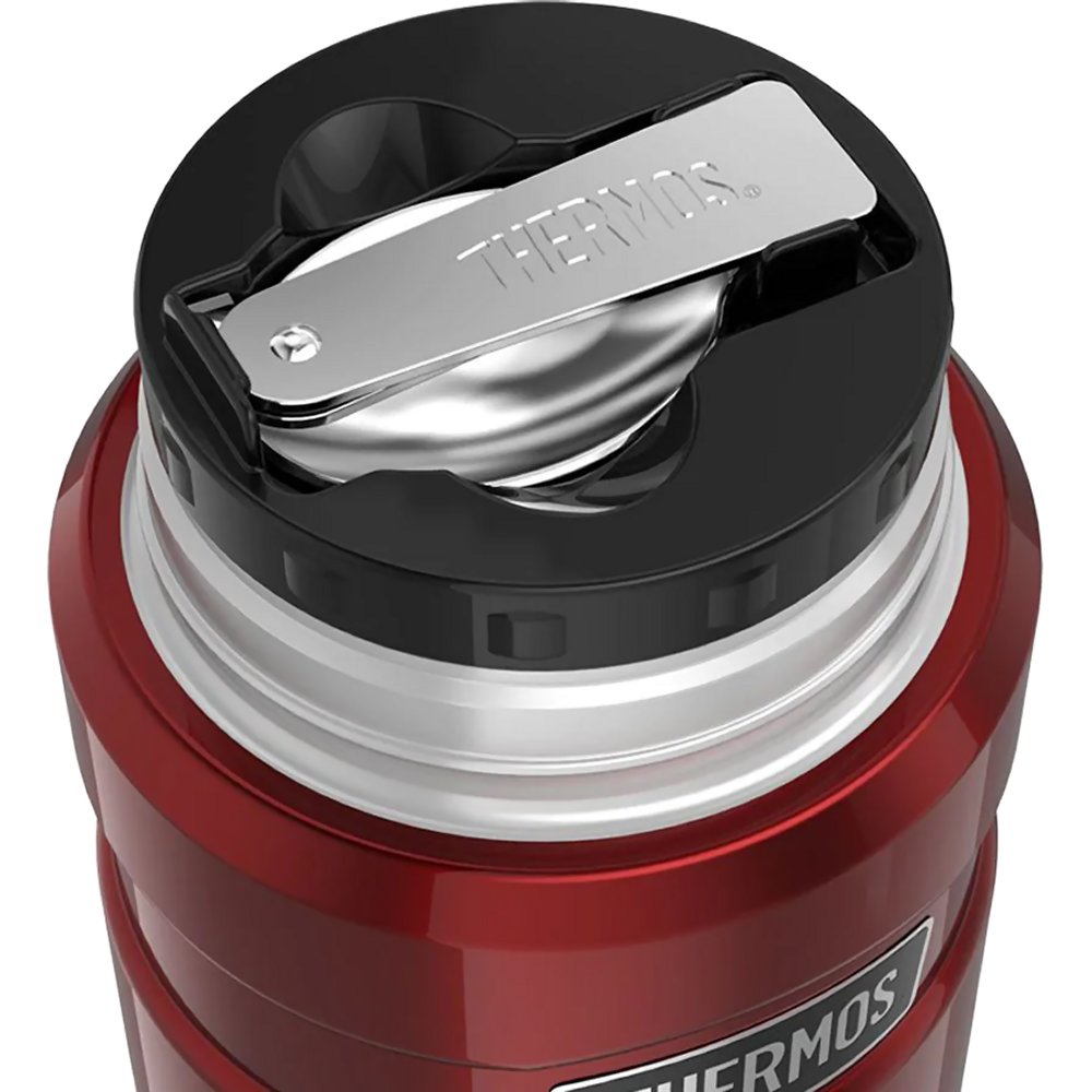 Thermos Stainless King Food Flask 470ml (Red) - Image 2