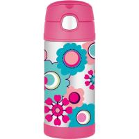 Thermos FUNtainer Hydration Bottle 355ml (Pink Floral)