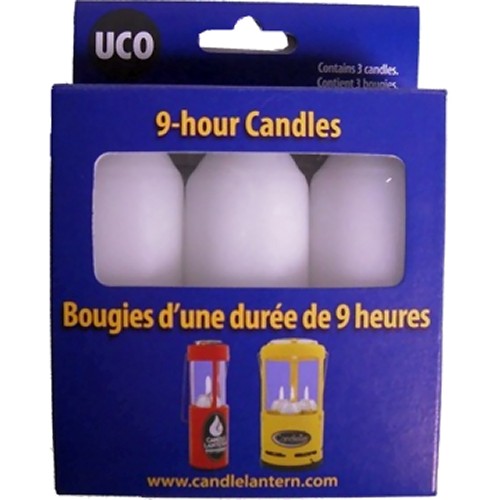 UCO 9 Hour Candles for Original & Candlelier Lanterns (3 Pack)