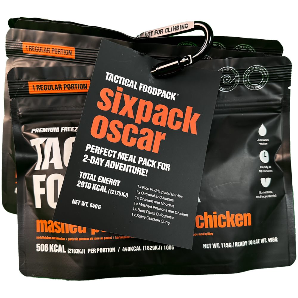 Tactical Foodpack Sixpack Oscar (6 Meals)