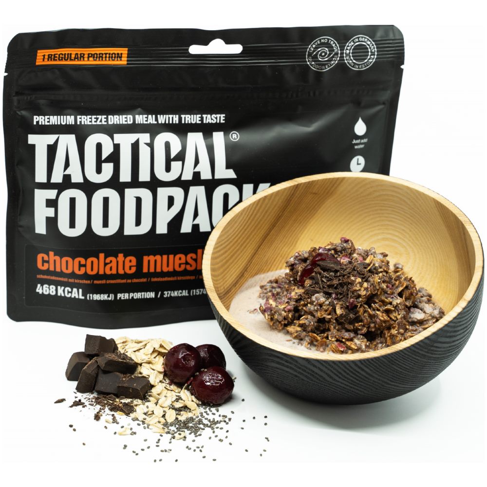 Tactical Foodpack Chocolate Muesli with Cherries
