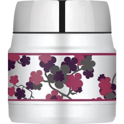 Thermos Fashion Series Stainless Steel Food Flask - Cherry Blossom (290 ml)