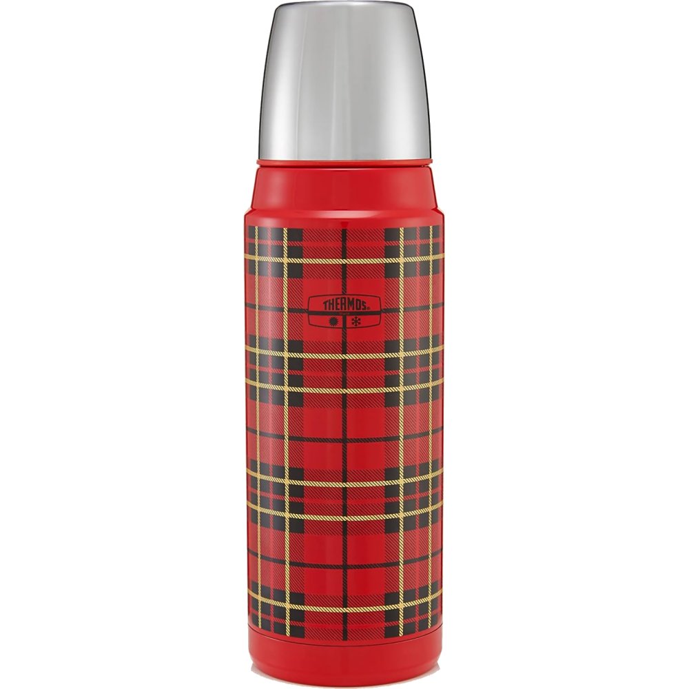 Thermos Fashion Series Flask 470ml (Red Tartan)