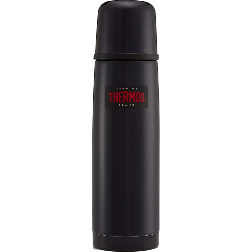 Thermos Light and Compact Stainless Steel Flask 500ml (Blue)
