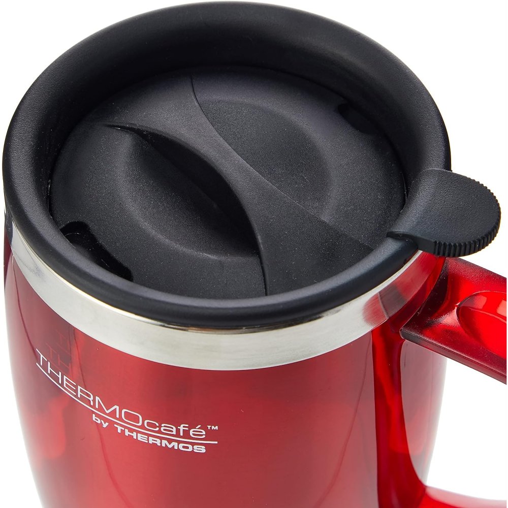Thermos Thermocafe Desk Mug 450ml (Red) - Image 1