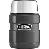 Preview Thermos Stainless King Food Flask 470ml (Gun Metal)