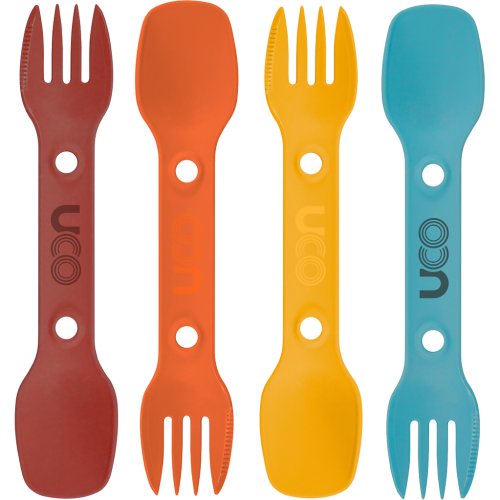 UCO Utility Spork - 4 Pack with Tether (Classic)