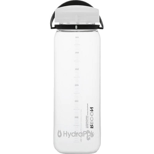HydraPak Recon Water Bottle - 750 ml (Black/White)