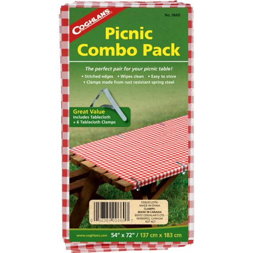 Coghlan's Picnic Combo Pack (Tablecloth and Clamps)