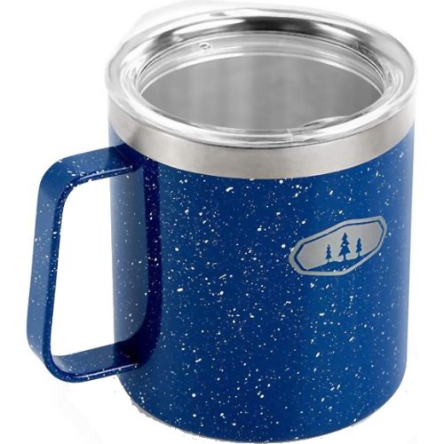 GSI Outdoors Glacier Stainless Camp Cup 444ml (Blue Speckle)