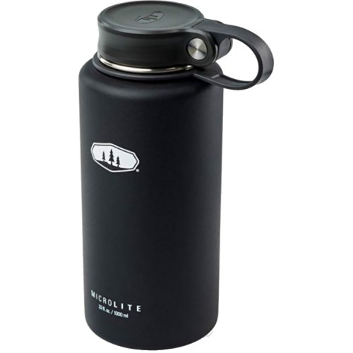 GSI Outdoors Microlite 1000 Twist Vacuum Bottle - 1000 ml (Black)