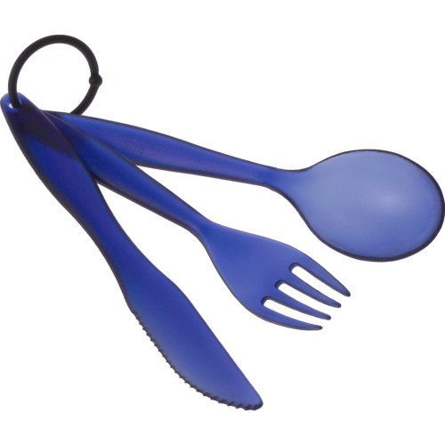 GSI Outdoors TEKK Lightweight Cutlery Set Blue (3 Piece)