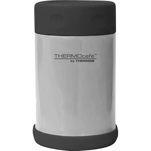 Thermos Thermocafe Stainless Steel Vacuum Insulated Food Flask - 400 ml