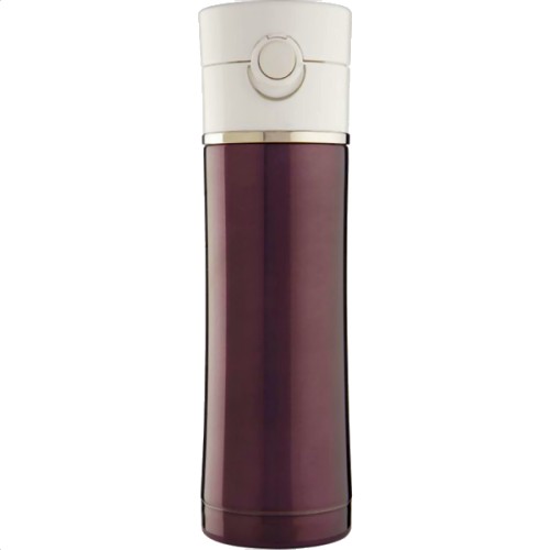Thermos Discovery Stainless Steel Drinks Bottle - Plum/White (470 ml)