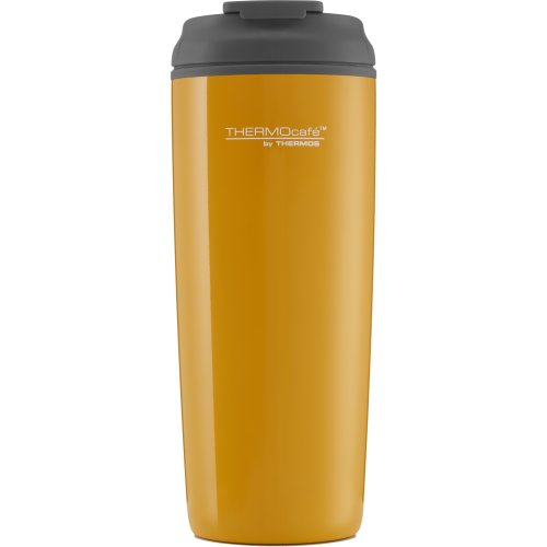 Thermos Thermocafe Traveller Flip Lid Travel Tumber - 450 ml (Sand Yellow)