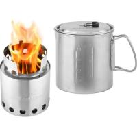 Preview Solo Stove Lite Wood Burning Backpacking Stove and Pot 900 Combo