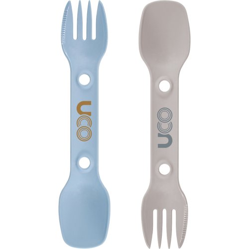 UCO Utility Spork - 2 Pack with Tether (Stone / Sand)
