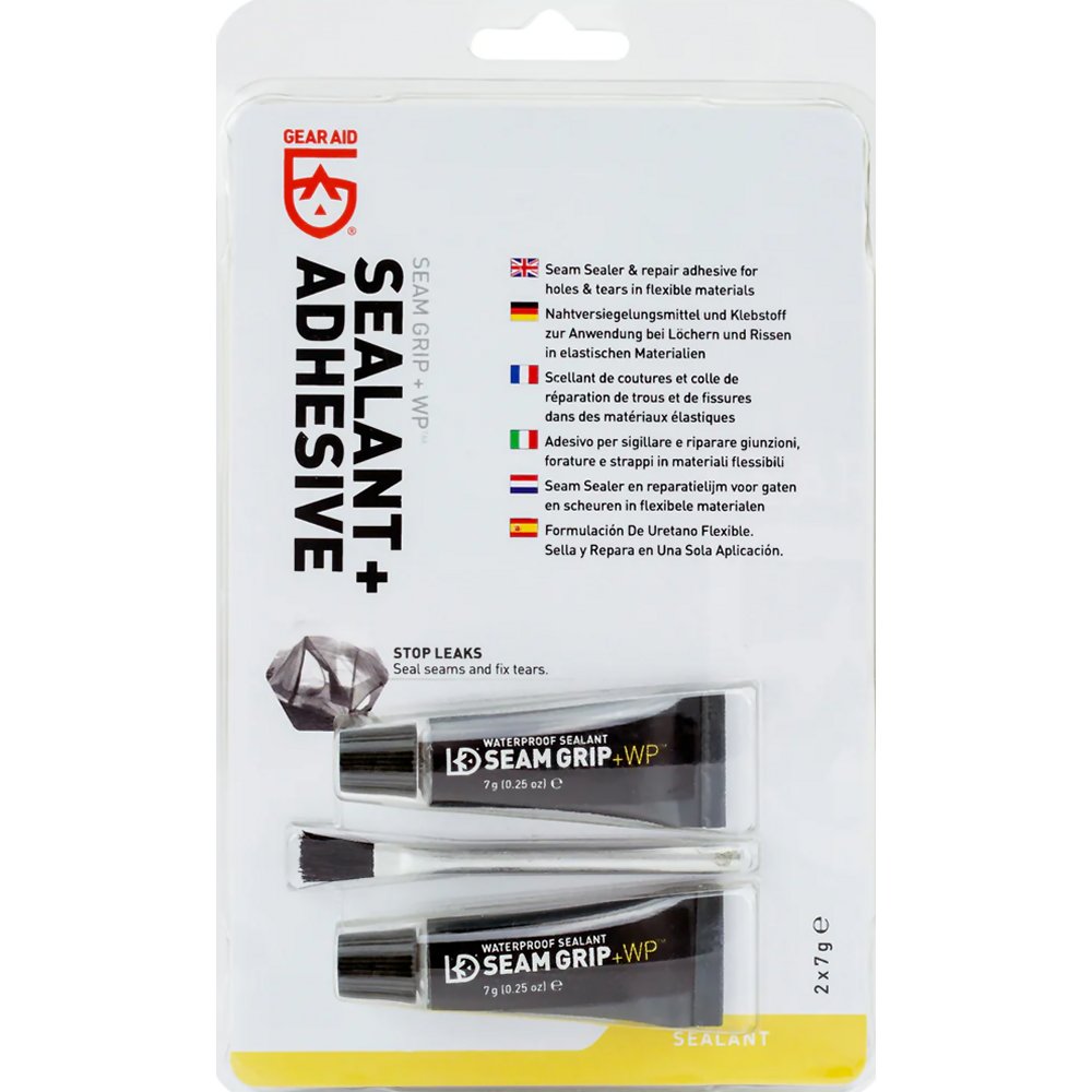 Gear Aid Seamgrip+WP Waterproof Sealant and Adhesive - 2 x 7 g