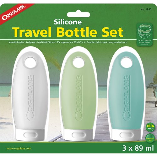 Coghlan's Silicone Travel Bottle Set of 3