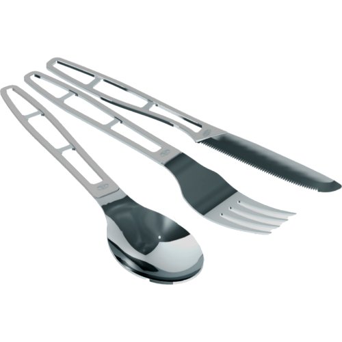 GSI Outdoors Glacier Stainless Cutlery Set (3 Piece Set)