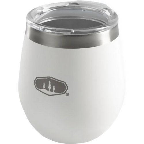 GSI Outdoors Glacier Stainless Vacuum Insulated Wine Tumbler - 237 ml (White) (GSI Outdoors 63349)
