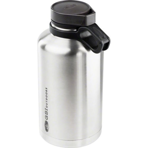GSI Outdoors Glacier Stainless Craft Growler - 1892 ml (Brushed Silver)