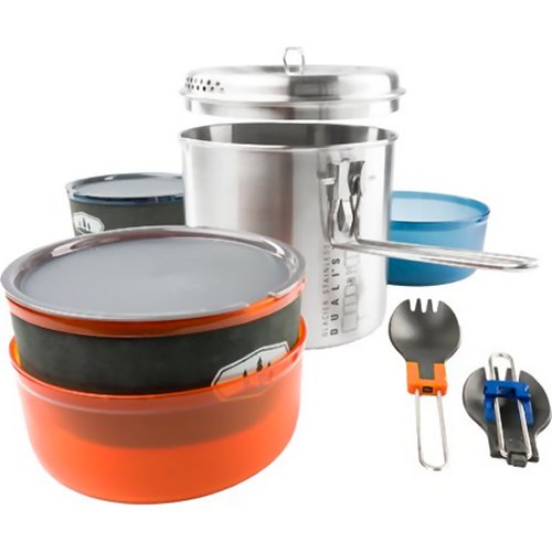 GSI Outdoors Glacier Stainless Dualist II Backpacking Cookset