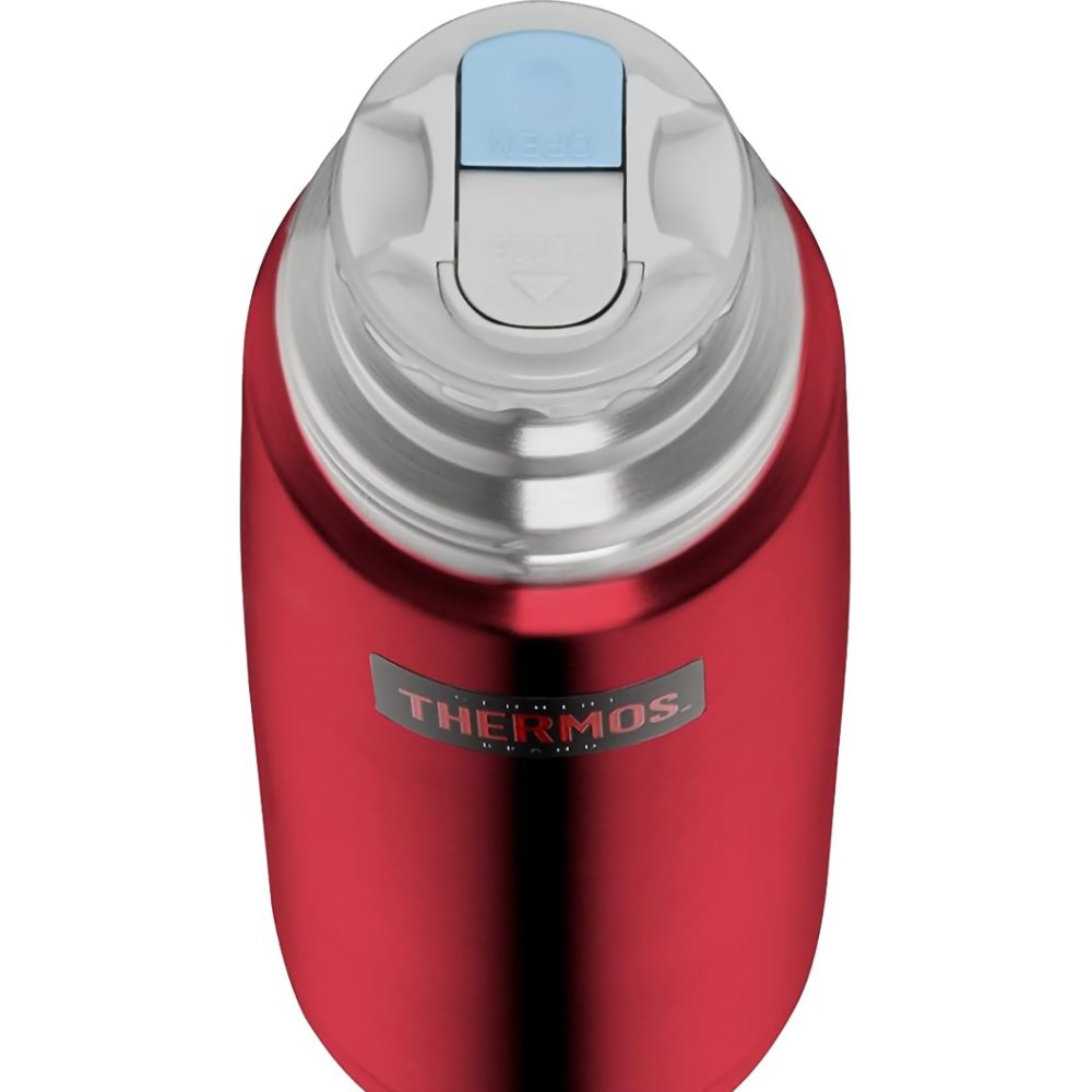 Thermos Light and Compact Stainless Steel Flask 1000ml (Red) - Image 1