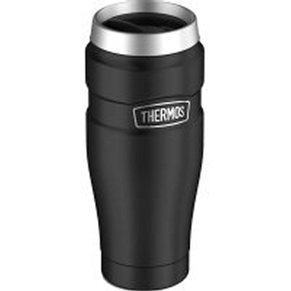 Thermos Stainless King Travel Tumbler 470ml (Matt Black)