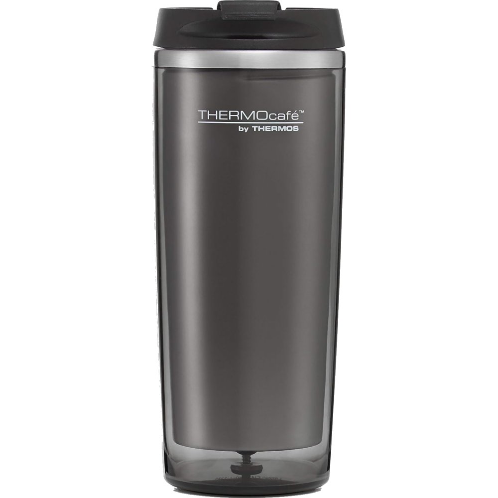 Thermos Thermocafe Flip Lid Travel Tumbler 350ml (Grey)