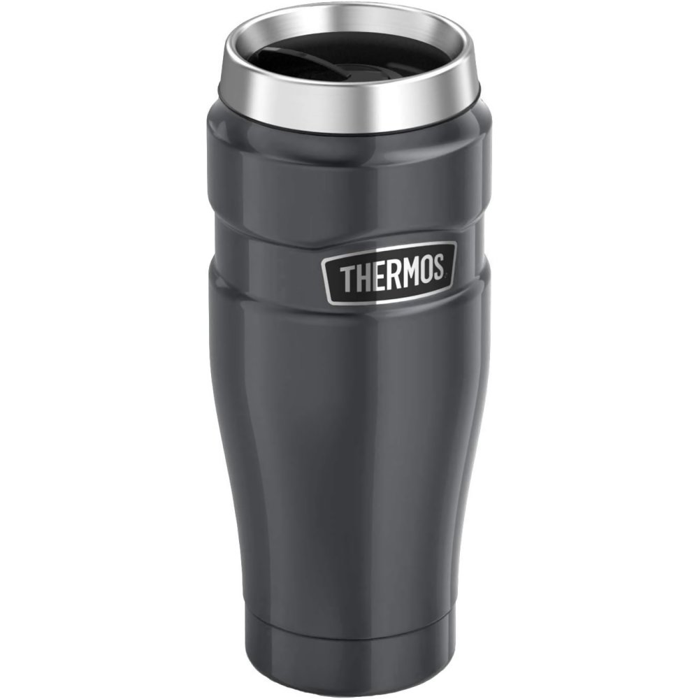 Thermos Stainless King Travel Tumbler 470ml (Gun Metal)