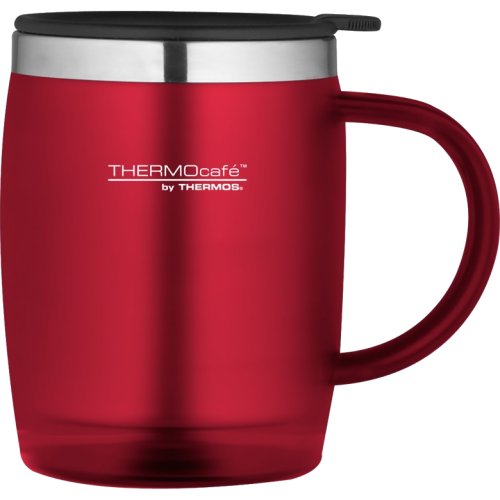 Thermos Thermocafe Translucent Desk Mug 450ml (Red)
