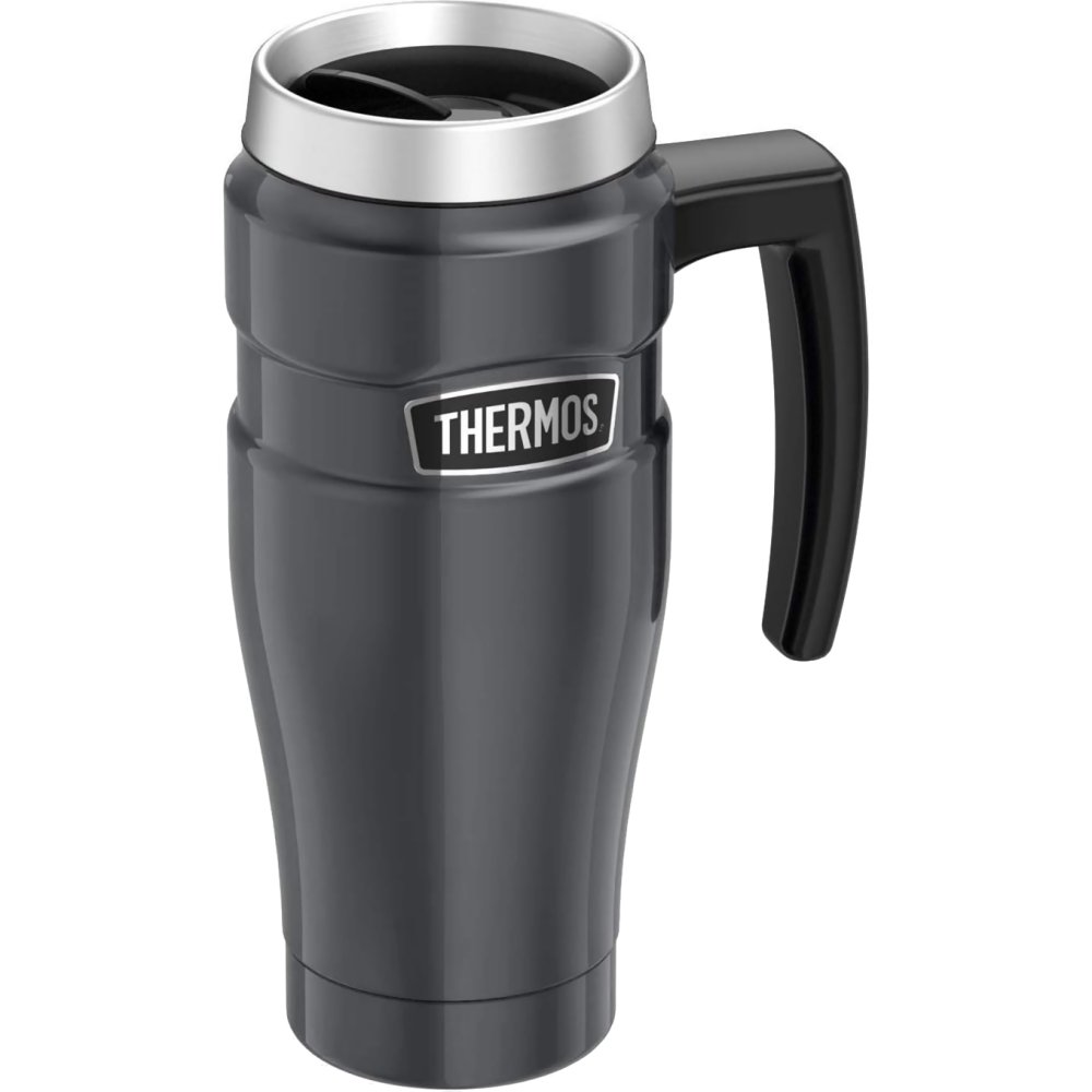 Thermos Stainless Steel King Travel Mug - Gun Metal (470 ml) (Thermos 170011)