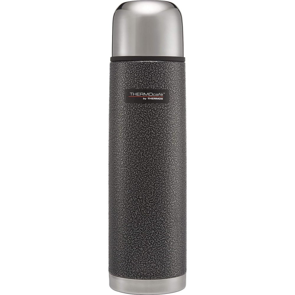 Thermos Thermocafe Hammertone Stainless Steel Flask 1000ml (Grey)