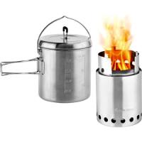 Preview Solo Stove Titan Wood Burning Backpacking Stove and Pot 1800 Combo